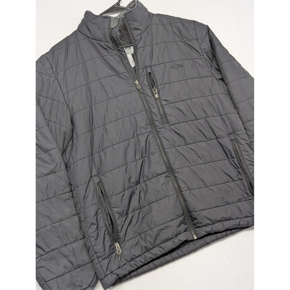 C9 by Champion Mens Puffer Jacket Black Full Zip Quilted L3022 Small